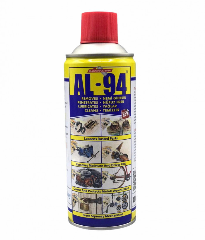 AL-94 Removes Moisture Penetrates Lubricates Cleans