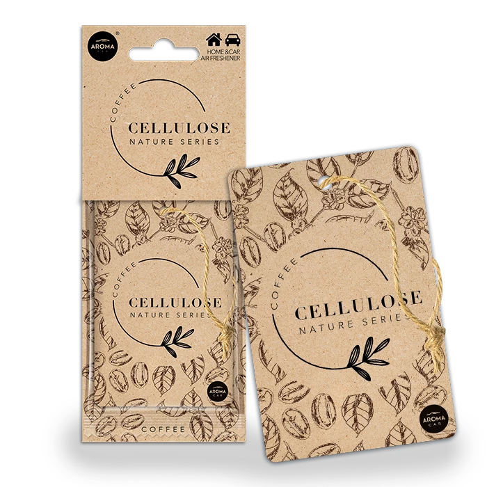 AROMA CAR NATURE SERIES CELLULOSE(COFFEE)