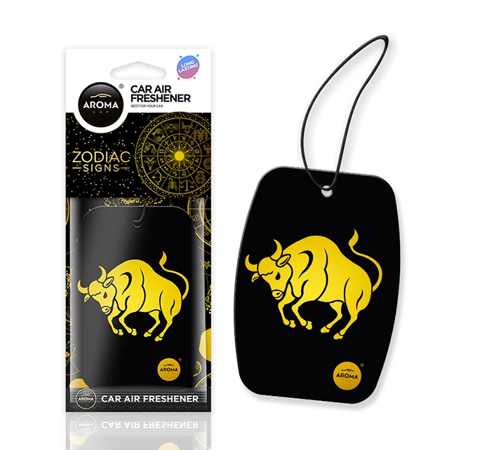 AROMA CAR CELLULOSE ZODIAC SIGNS(TAURUS)