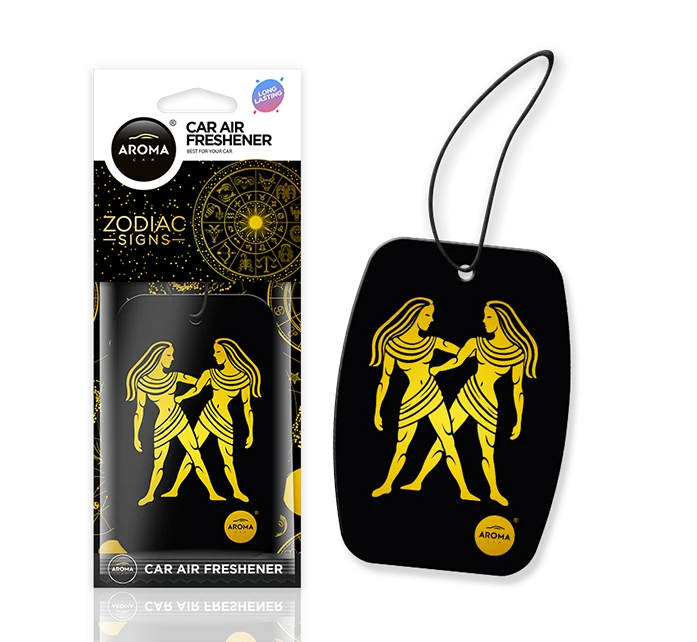 AROMA CAR CELLULOSE ZODIAC SIGNS(GEMINI))