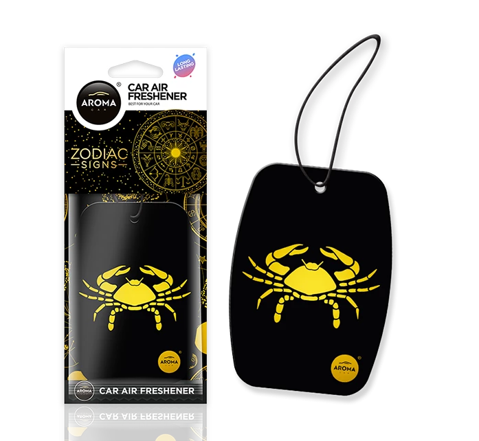 AROMA CAR CELLULOSE ZODIAC SIGNS(CANCER)