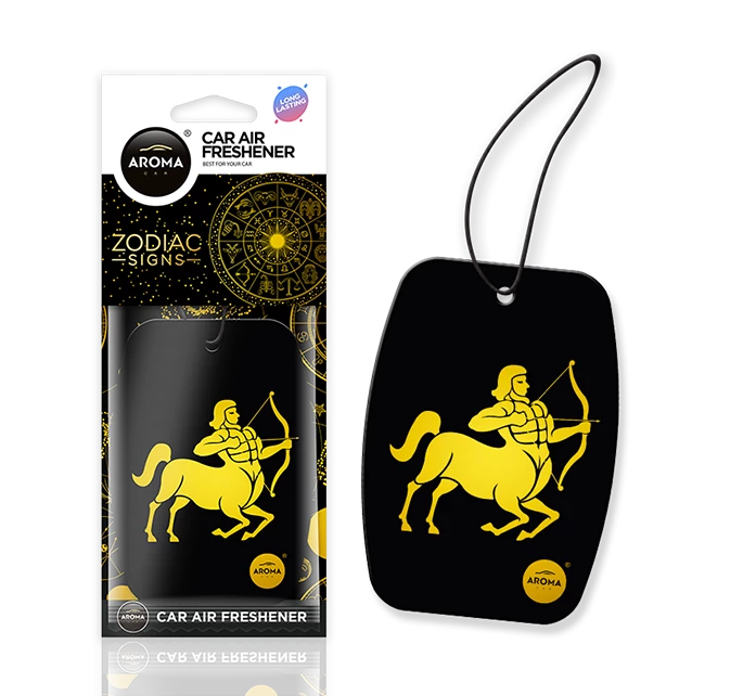 AROMA CAR CELLULOSE ZODIAC SIGNS(SAGITTARIUS