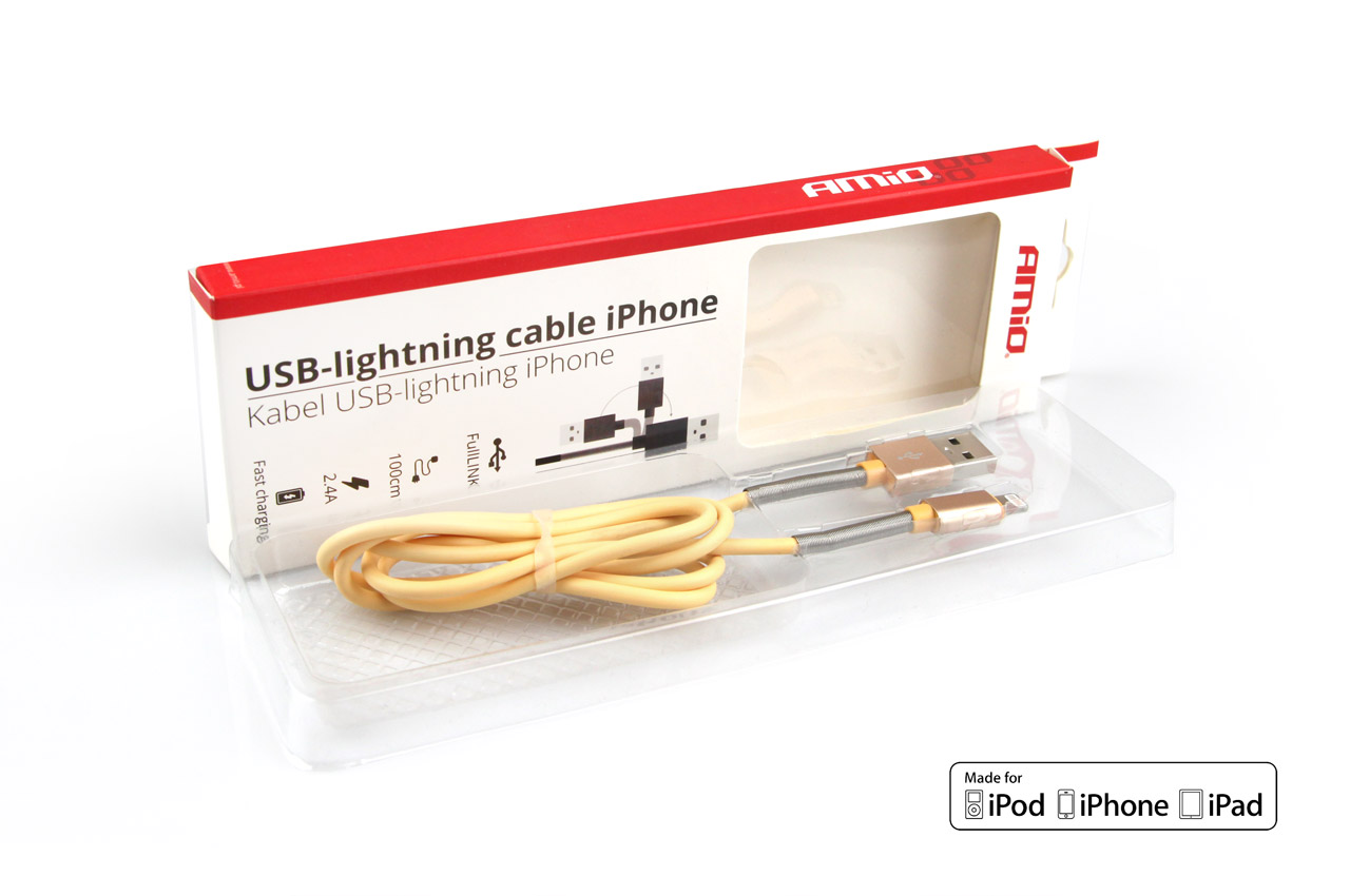 Kabel / Cable UC-5 USB+Apple lightning 100cm FullLINK  01432