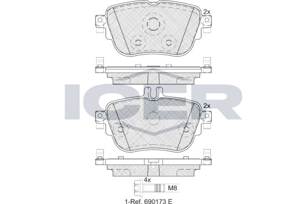 Brake Pad Set, Disc Brake