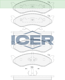 Brake Pad Set, Disc Brake